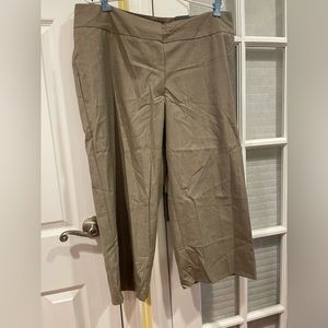 Chicos brown plaid dress pants